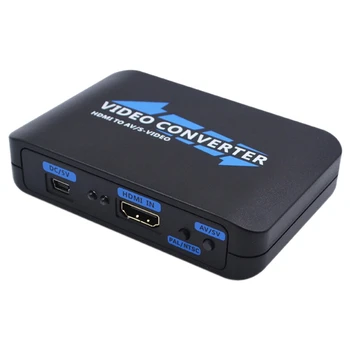 

HDMI to AV Converter HDMI to RCA Lotus HD Video Converter 1080P HD for TV, Monitor, Projector, Game Console(EU Plug)