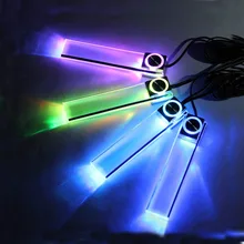 4 шт. украшение атмосферной лампы Автомобильный светодиодный напольный свет для ног окружающий Автомобильный свет интерьер авто подсветка авто аксессуары