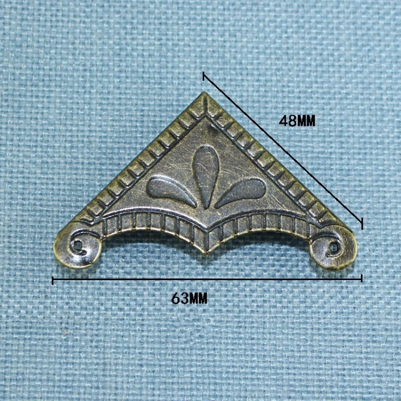 12 шт. античные бронзовые уголки для украшений|Бамперы углов| |