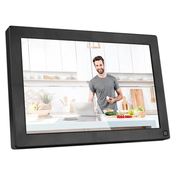

Digital Photo Frame 10.1 Inch Thin and Light Full HD Digital Frame Support 1080P HD WiFi Smart Photo Frame(EU Plug)