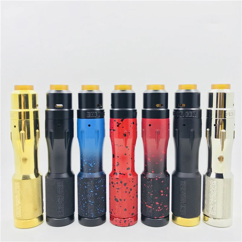 

Purg Enforcer mod kit with Enforcer Cap RDA 25mm fit 18650 20700 21700 battery 510 mech mod E cigarette vape mods vs Pharaoh Mod