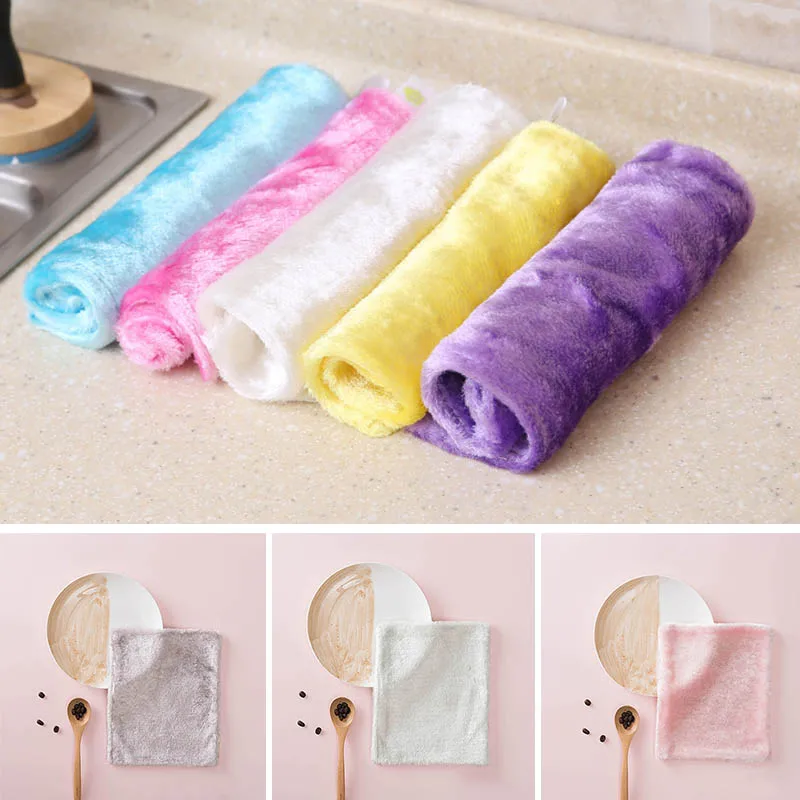 

Супервпитывающие полотенца для мытья, не загрязненные маслом салфетка для чистки, кухонные принадлежности, ультратонкая многофункциональная микрофибра