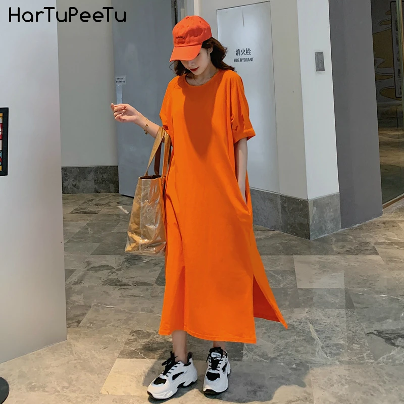 cotton tee shirt maxi dress