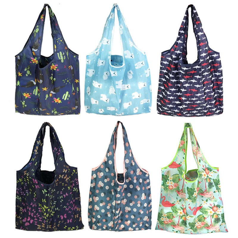 Многоразовая сумка для покупок с цветочным принтом в стиле бохо, Большая складная Экологичная сумка на плечо, переносная сумка-тоут, сумка Bolsa Reutilizable