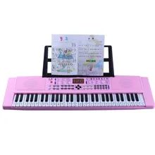 Детская электронная клавиатура для взрослых 61 Ключ порошок wan ju qin Ji Nie мышление электрическое пианино стойка iPad многофункциональное пианино