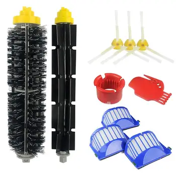 

Replacement Part Kit For iRobot Roomba 600 610 620 625 630 650 660 Series Vacuum Beater Bristle Brush+Aero Vac Filter+Side Brush