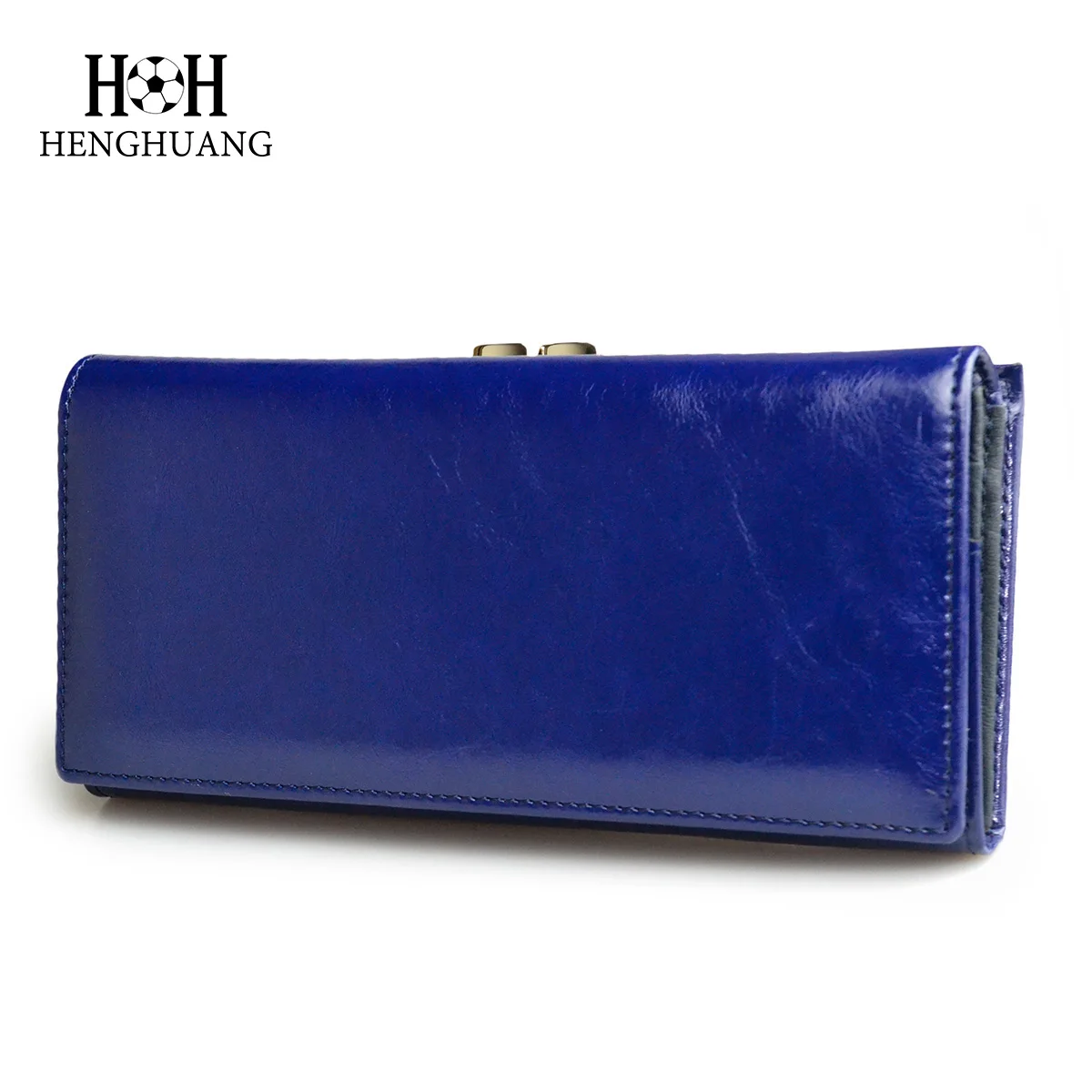 Women's Wallet High Quality Oil-Wax Genuine Leather Wallet Women Long Ladies Coin Purse Card Holder Femme Blue Purse Women's Wallet High Quality Oil-Wax Genuine Leather Wallet Women Long Ladies Coin Purse Card Holder Femme Blue Purse