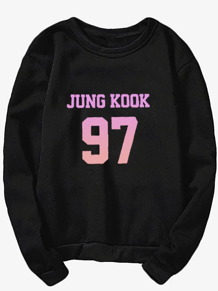 love yourself bangtan boys hoodie sweatshirt korean capless cotton hoody clothes Jung Kook 97 suga Unisex k-pop sweatshirts