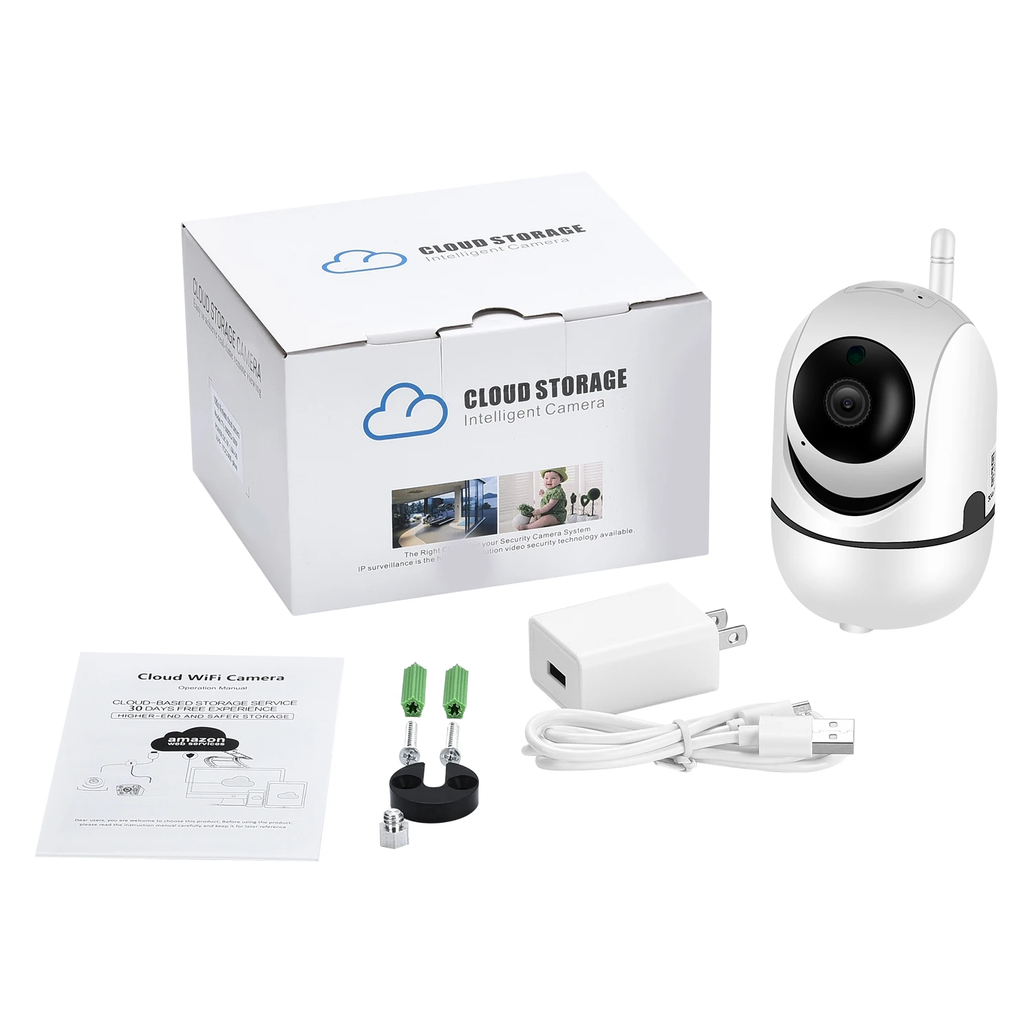 1080P Автоматическое отслеживание PTZ AI IP камера WiFi Облачное хранилище CCTV домашняя ip-камера видеонаблюдения WiFi Двухсторонняя Аудио Сигнализация Движения