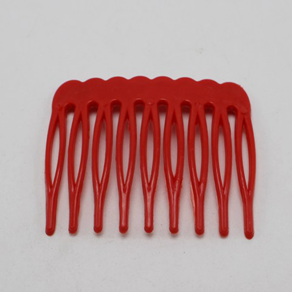 Mixed Color Plastic Smooth Hair Clips Side Combs Pin Grip Hair Pin 46mm 50