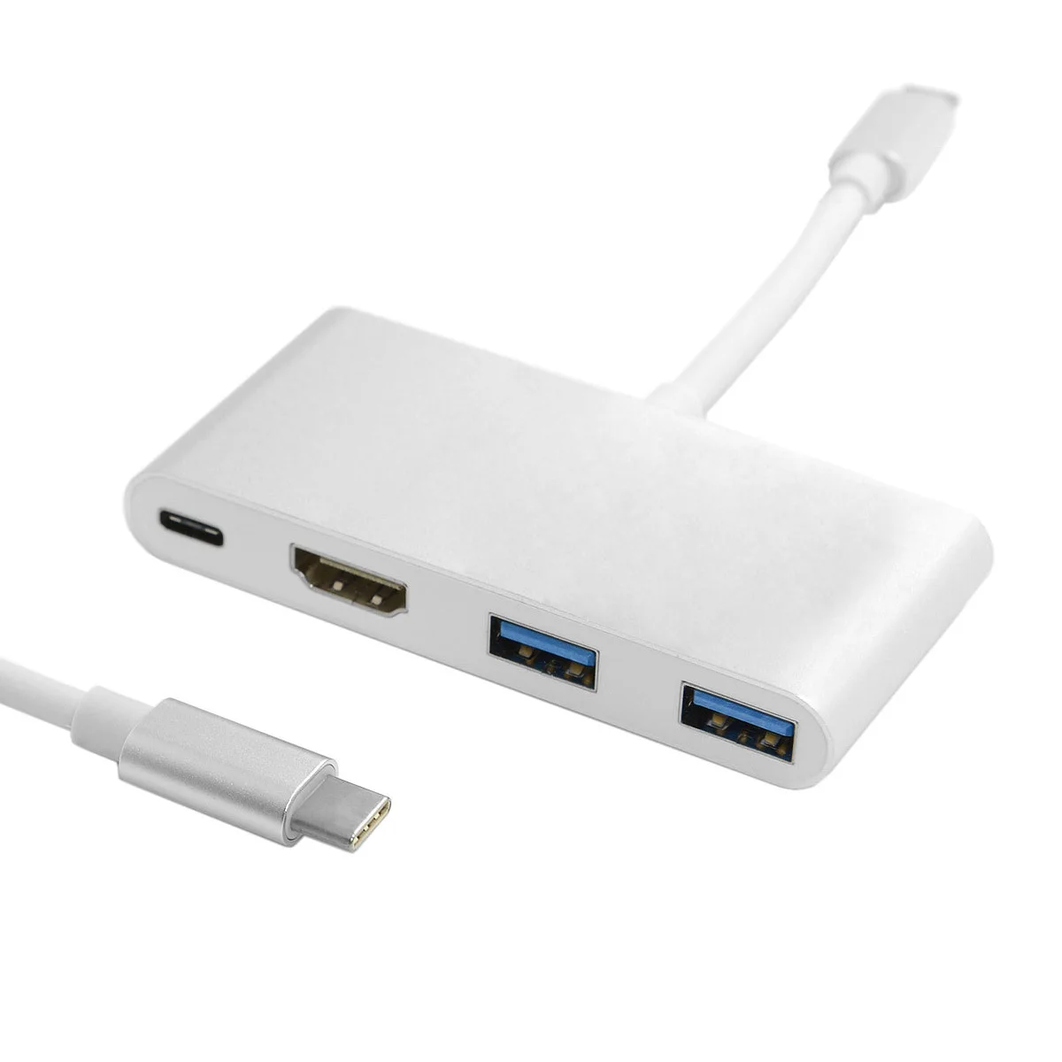 USB 3,1 type C к HDMI HDTV и двойной USB концентратор OTG и USB-C Женский адаптер зарядного устройства для ноутбуков и Macbook