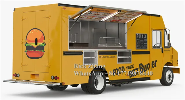 Refrigerated Van Burger Van For Sale Near Me China Custom