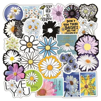 

50Pcs Hot Small Daisies Stickers Decal Vinyl For Car Guitar Laptop Skateboard Demon Blade Slayer Sticker
