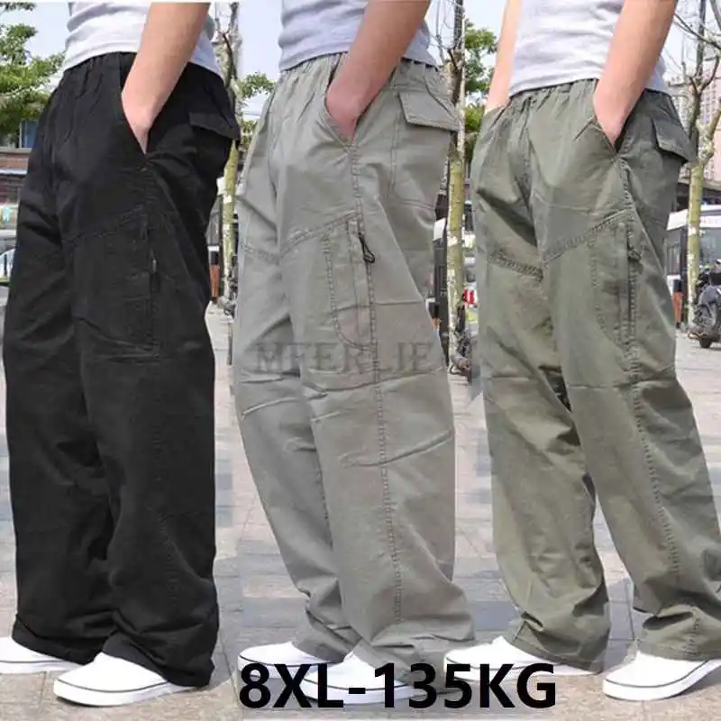 Winter Spring Summer Men Cargo Pants Big - Aliexpress