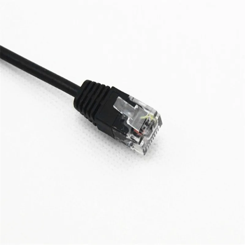 1000pcs 1m temperature sensor data line DS18B20 to RJ12 6P6C data line Molex 3 0mm interface 4