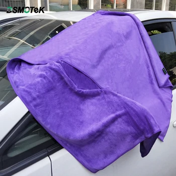 

DSMOTEK 180*80cm Large Car Wash Towel Super Absorbent Auto Cleaning Cloth Microfiber Car Drying Towel for Washing Car Roof Drop Shipping