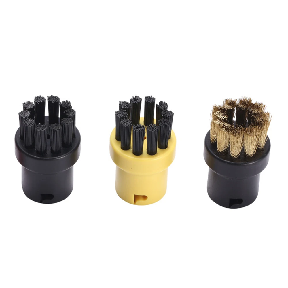3Pcs/Set Multi Steam Cleaning Nozzle Brush For Karcher SC1 SC2 SC3 SC4 SC5 SC6  Black Cleaning Brush Tools Kits For Home Diy ► Photo 2/6