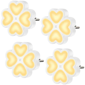 

Heart Shape LED Night Light with Damping Sensor Automatic on / OFF Energy-saving, orientation light for children's room, bedroom