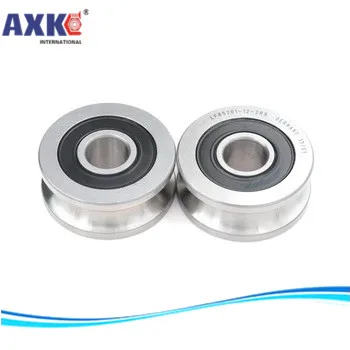 LFR1648 NPP Groove Track Roller Bearings size: 16*48*21*23 mm(Precision double row balls) ABEC-5