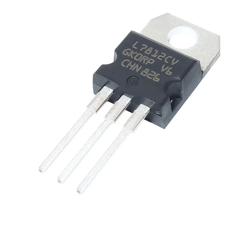 

10 Pieces In-line Transistor L7812 LM7812 L7812CV Three-terminal voltage regulator 12V TO-220