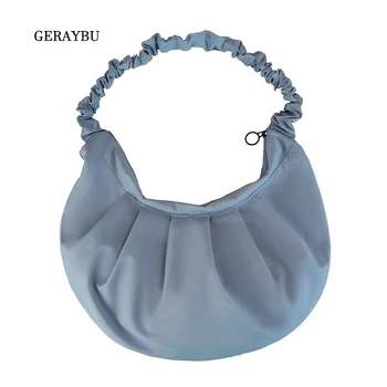 

Women Fashion Messenger Bag Solid Color Simple Female Handbag Light Simple Youth Ladies Unique Bags Blue