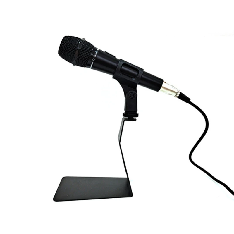 Iron Metal Microphone Stand Desktop Shock Mount Directional Universal Accessories