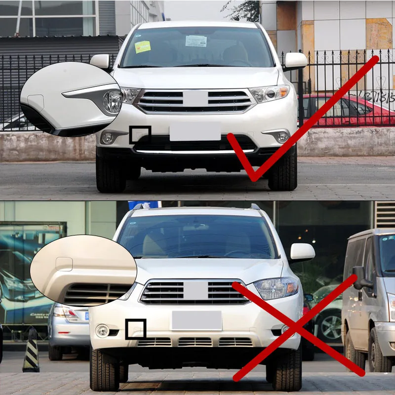 Надежная передняя буксировочная крышка крюка для TOYOTA Highlander 2011 2012 2013 5212-0E060 52127-0E070