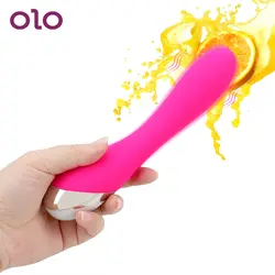 OLO, женская мастурбация, интимные игрушки для женщин, AV палочка, Стимулятор клитора, USB, перезаряжаемый, G Spot, волшебная палочка