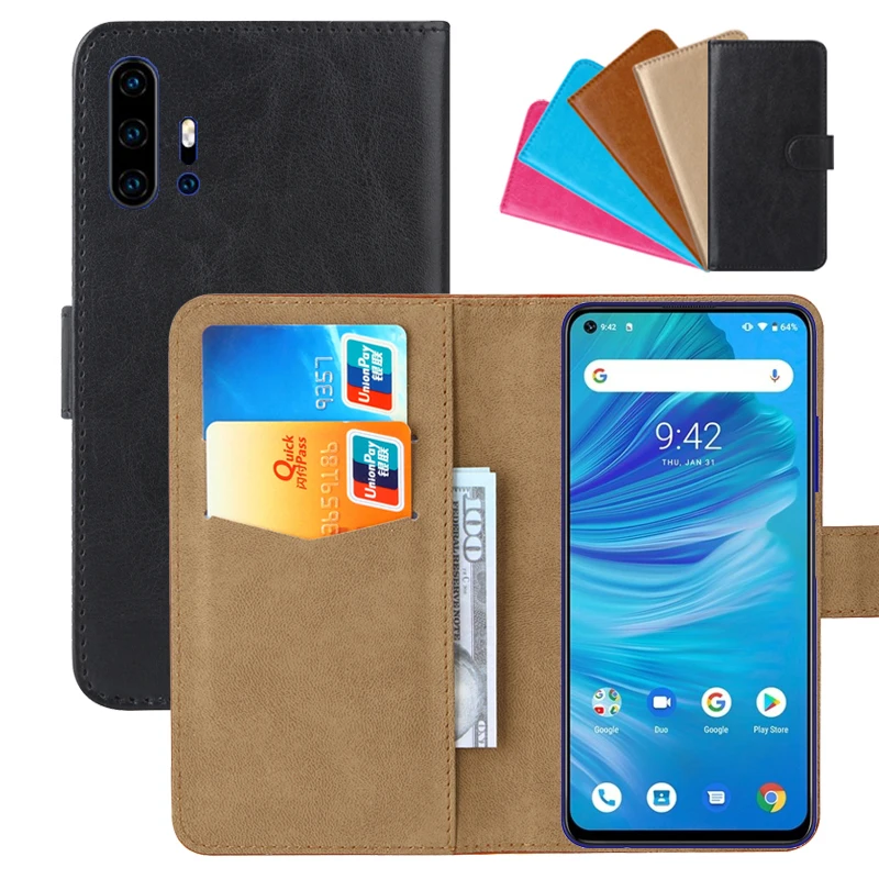 Роскошный чехол кошелек для UMIDIGI F2 из искусственной кожи в стиле ретро флип