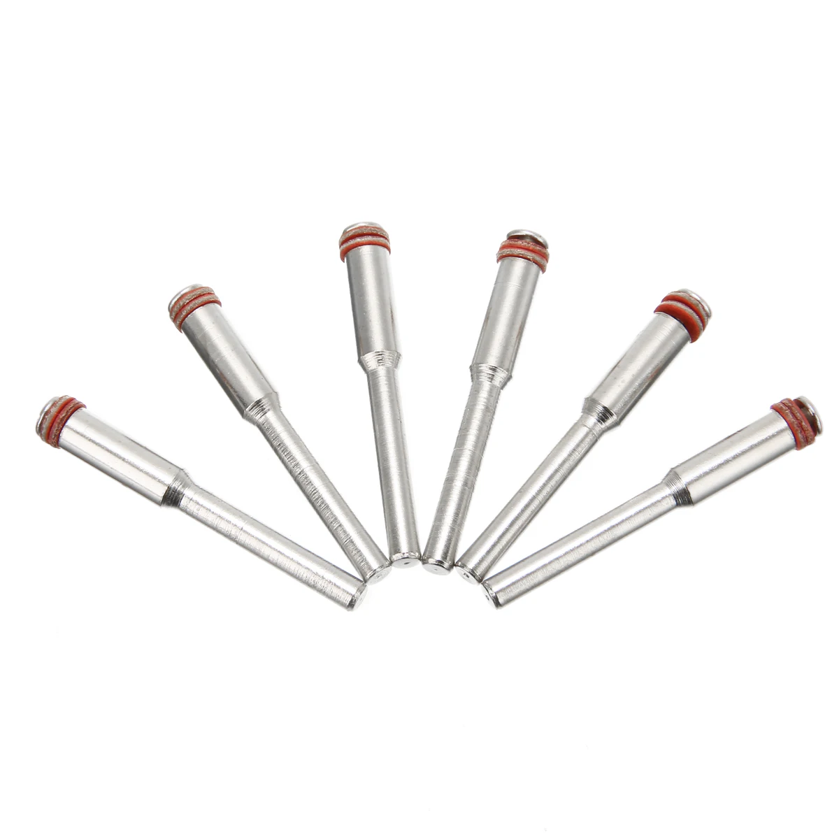 6pcs Shank Rotary Mandrel New Metal Shank Accessory Rotary Tool 1/8 Shank Mandrel For Disc Cut Polish Easy To Use Durable