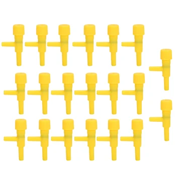 

20PCS Aquarium Adjustable Air Flow Switch Valve Regulator for Fish Tank Accessories Aquarium CO2 Regulator