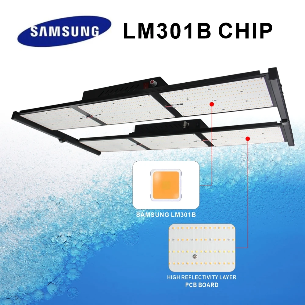 

Factory direct sales With UV / IR with Meanwell Driver 640W Full Spectrum 180 Degree Foldable LED Grow Light Bar