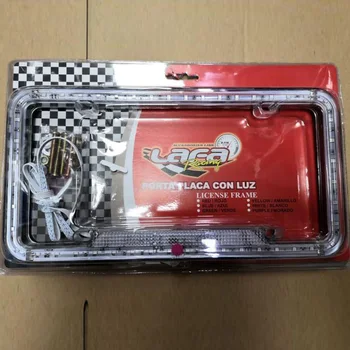 

ABS License plate frame 12V High quality Universal Car Front Rear License Plate Frame Holder