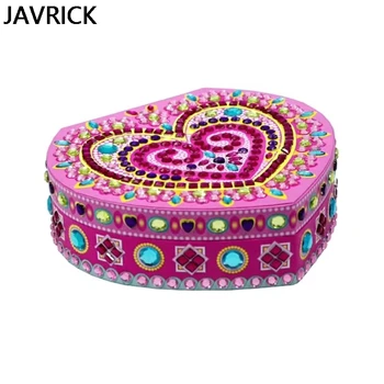 

Resin Damond Painting Jewelry Box for Girls Necklace Earring Rings DIY Handmade Organizer