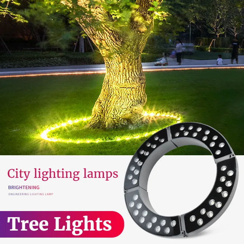 Garden Christmas Outdoor Decoration Lawn Gazebo Floor Lamps Tree Light