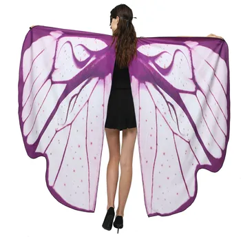 

Summer Scarf Wraps Women Butterfly Wings Shawl Chiffon Lady Cape Costume Accessory Cashmere Scarf Bufandas Invierno Mujer
