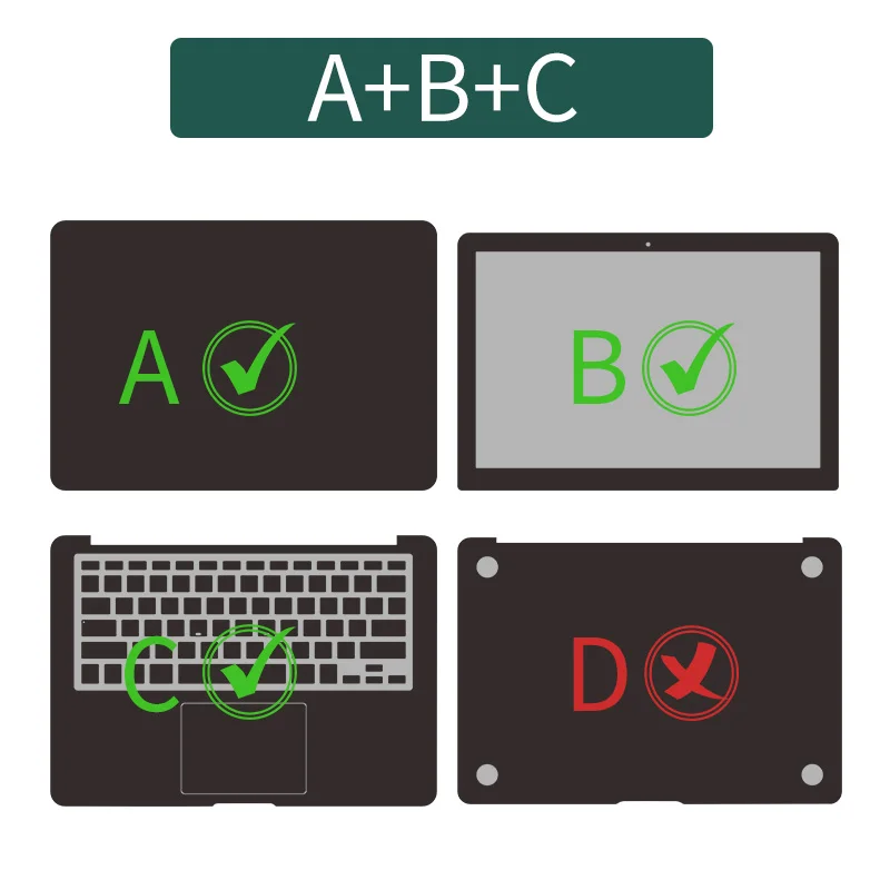 DIY maple leaf cover laptop skin notebook sticker 12/13/14/15/17 inch MacBook laptop Dell HP Lenovo etc