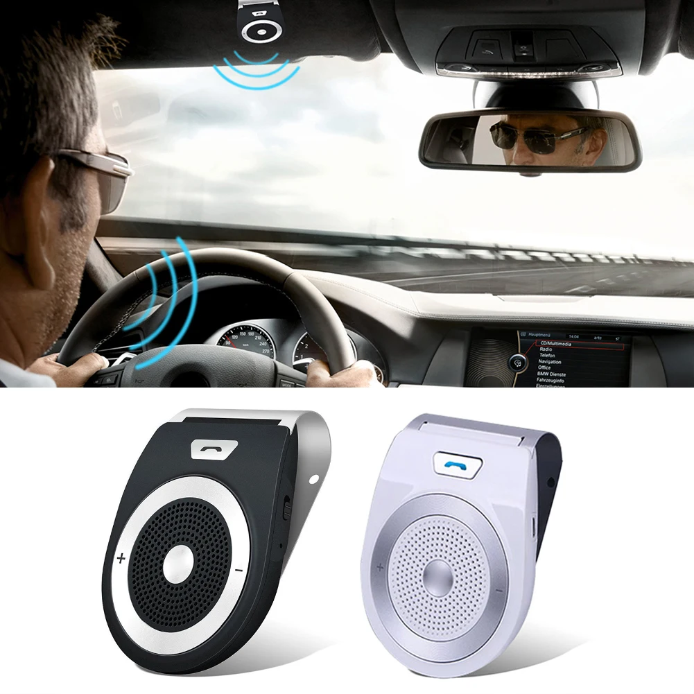 Автомобильный комплект с Bluetooth, громкая связь, беспроводной динамик, аудио приемник, динамик, телефон, музыкальный плеер, адаптер, громкая связь, автомобильный комплект