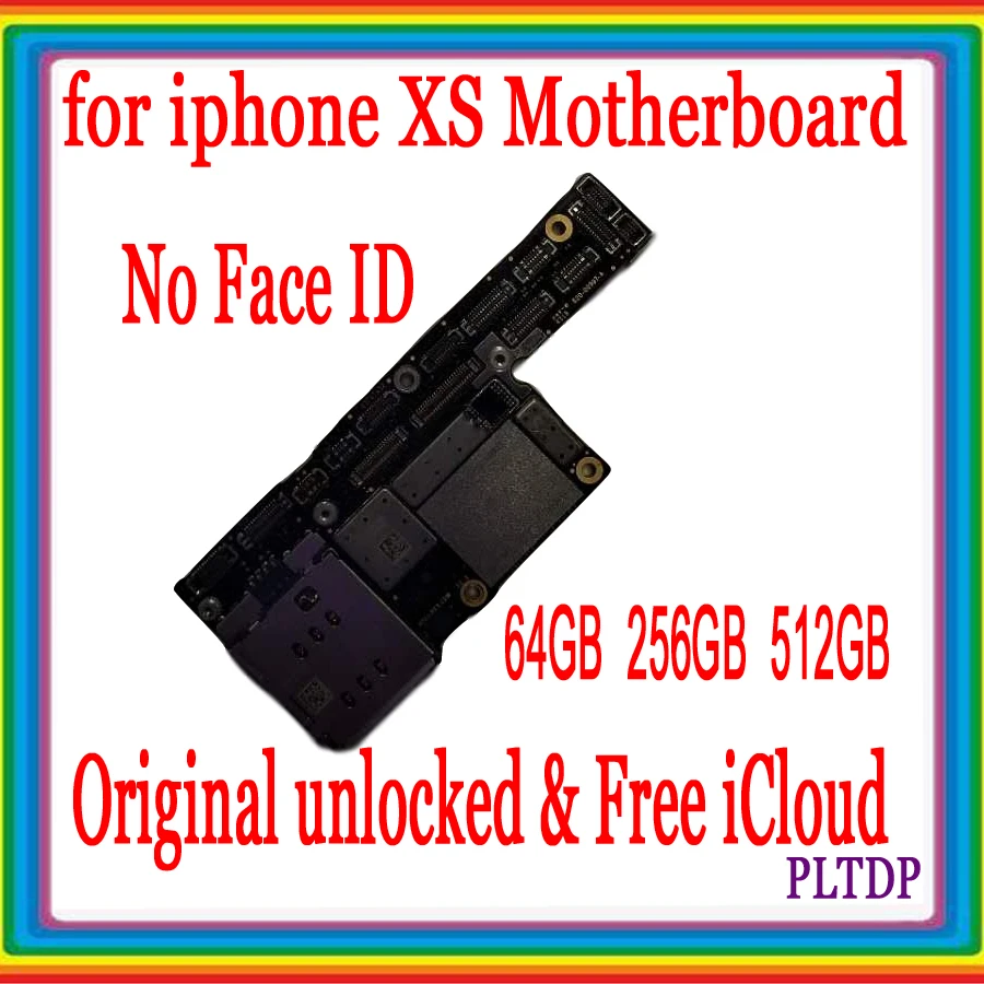 

Factory logic board For iPhone XS No Face ID motherboard for iphone XS 100% Unlocked mainboard high quality 64GB 256GB 512GB