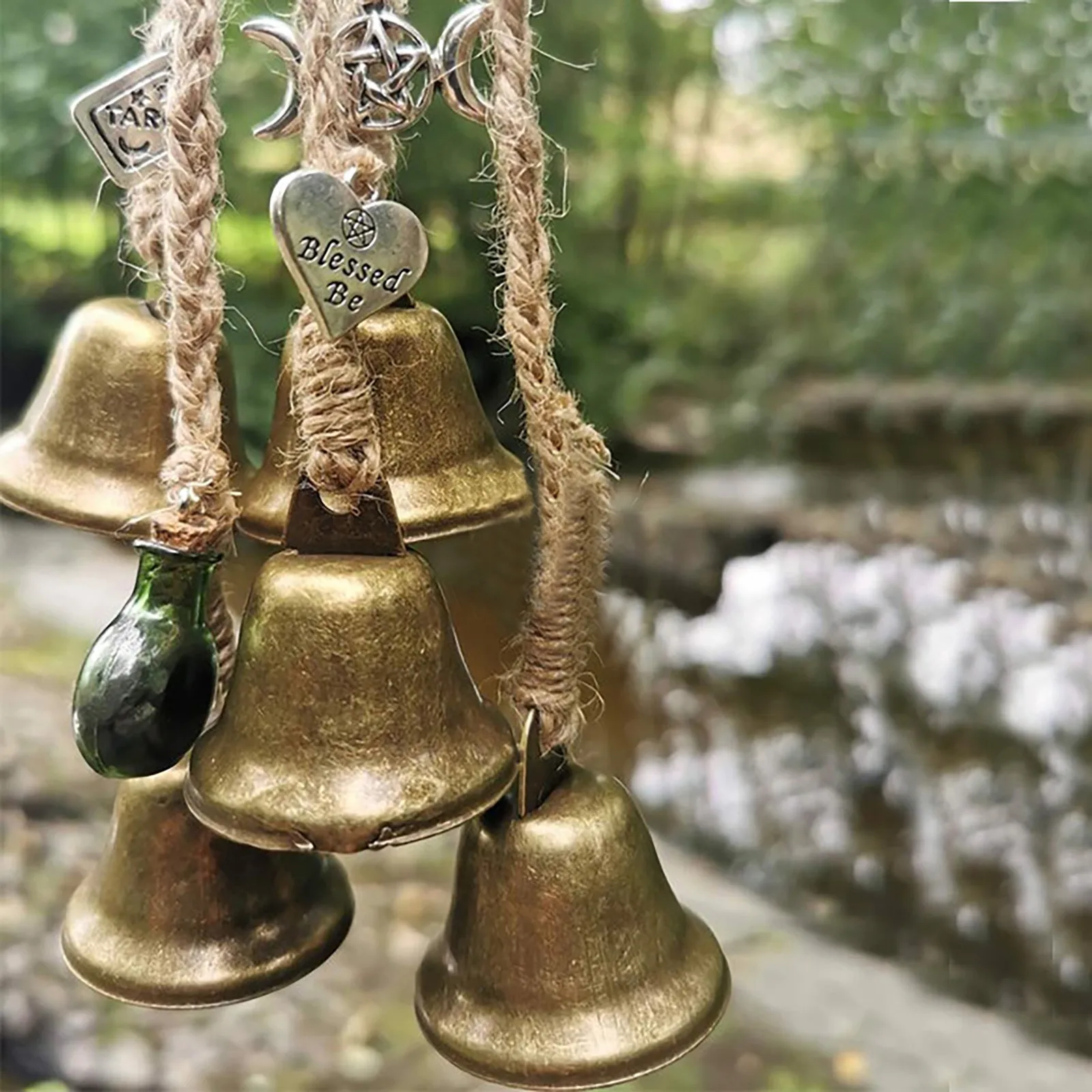 Blessing Bells Beautiful Spirit Wind Chimes Witch Bells Door Charm