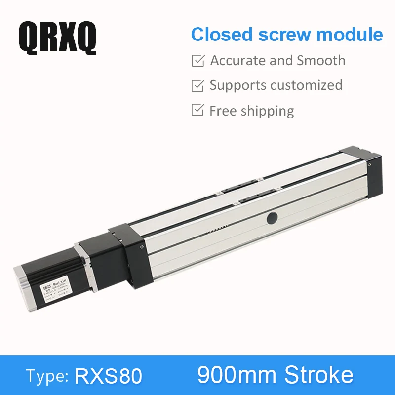 Free delivery ball screw linear dust-proof sliding table module cross synchronous belt motor travel 900mm