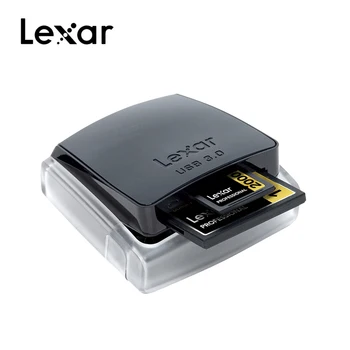 

Original Lexar Professional USB 3.0 Dual Slot Card Reader,2 in 1 High Speed File Transfer Card Reader For SDHC SDXC SD CF Card