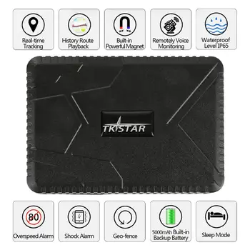 

Vehicle Car GPS Tracker Original TKSTAR GPS Car Tracker TK915 10000mAh Battery with Magnetic Car Electronics GPS & Accessories