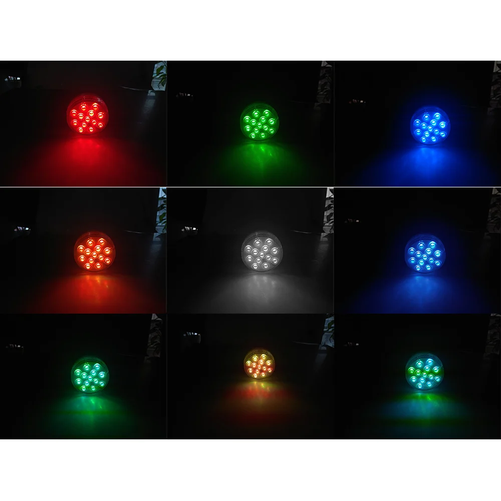Погружной 13LED водонепроницаемый свет RGB для VaseWedding PartyFish украшение для аквариума