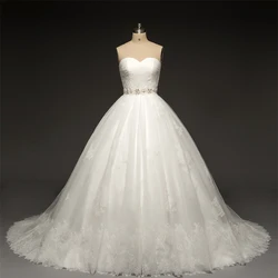 2018 Lace bridal gown With Jackets Vintage Robe De Mariage Beading Belt Romantic vestido de noiva mother of the bride dresses