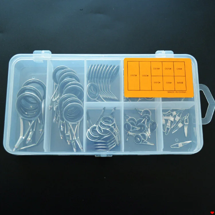 

75 into Silver Pilot Hole Set Straight Handle Lure Rod Guide Rings Have Thread Loop Fishing Rod Accessories Fishing Gear