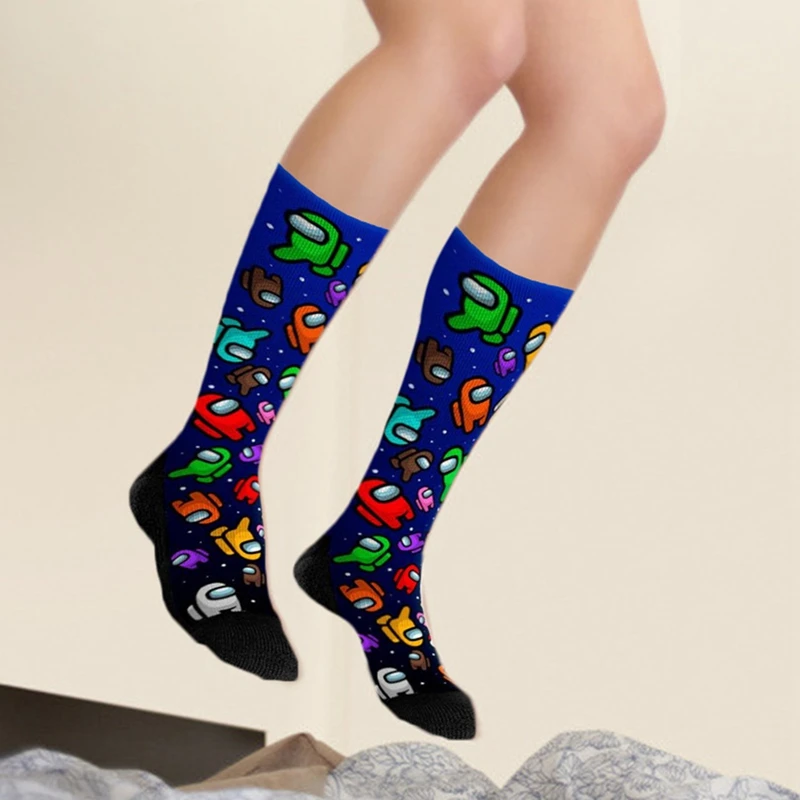Among US Stockings Christmas and Winter Warm Socks Peripheral Printing Socks enlarge