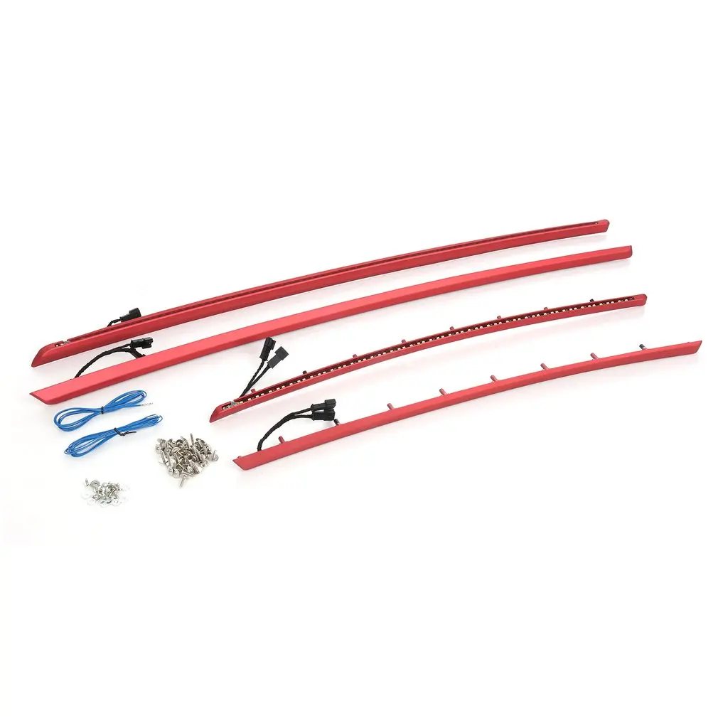 

Four Interior Doors Panel LED Decorative Trims Lights With Blue and Orange Colors Atmosphere Lights For BMW 3 Series F30 12-18