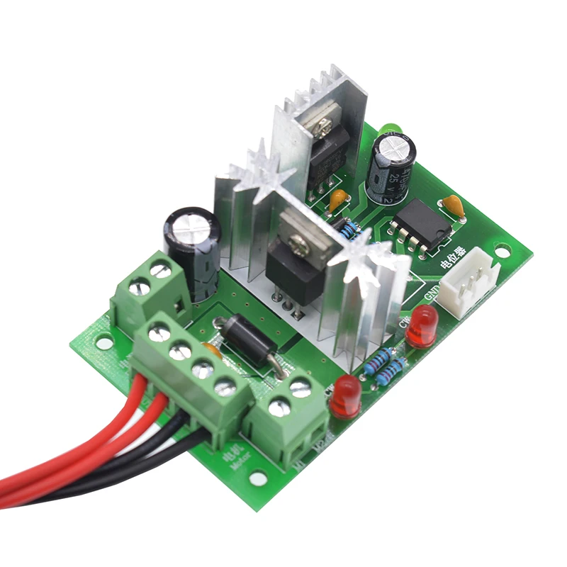 CCM6N PWM DC motor speed controller 6V12V24V30V DC positive and negative controller positive and negative switch