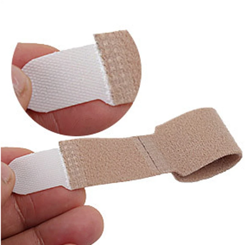 2/10Pcs Fabric Toe Finger Straightener Big Toe Hallux Valgus Corrector Bandage Toe Separator Splint Stretchers Foot Care Tools